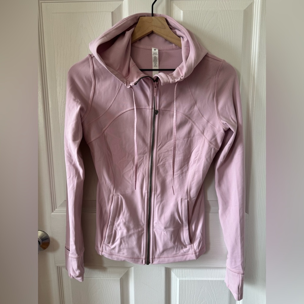 Lululemon Define jacket with hood size:6 color:pink peony